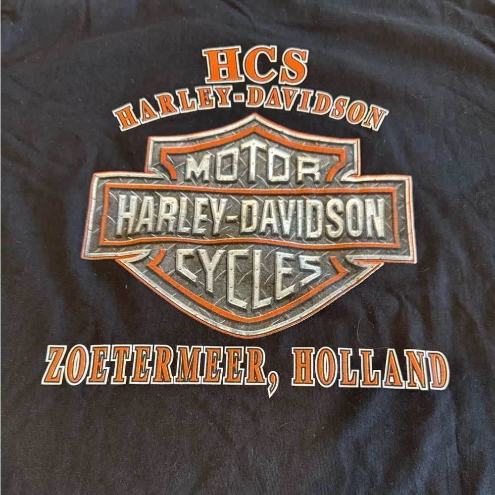 HCS Harley-Davidson Men’s Zoetermeer Holland Crewneck T-Shirt Sz Medium